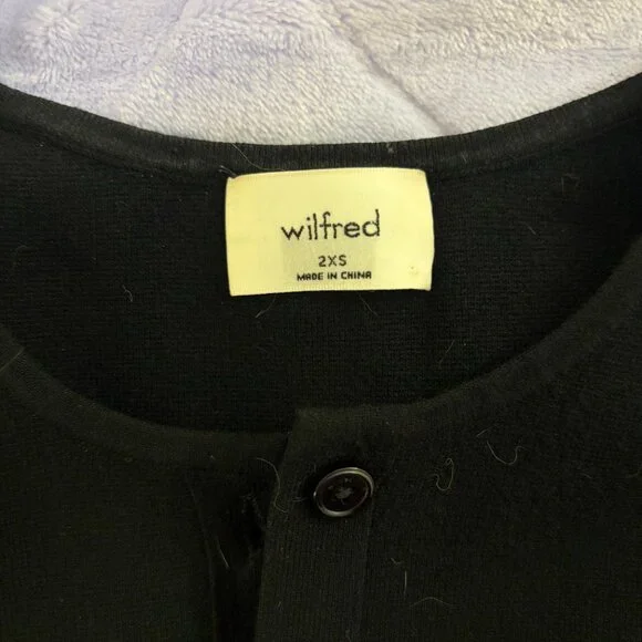 Aritzia Wilfred Golightly Cardigan in Black with tags - Picture 4 of 6